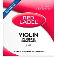 Super Sensitive Red Label Series Violin String Set