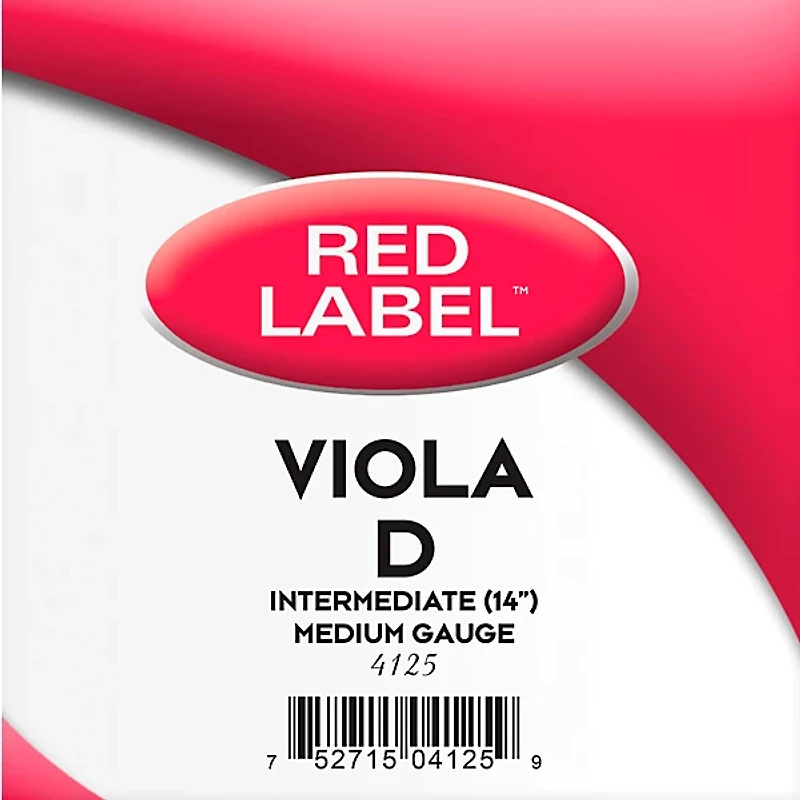 Super Sensitive Red Label Series Viola D String