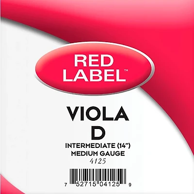 Super Sensitive Red Label Series Viola D String