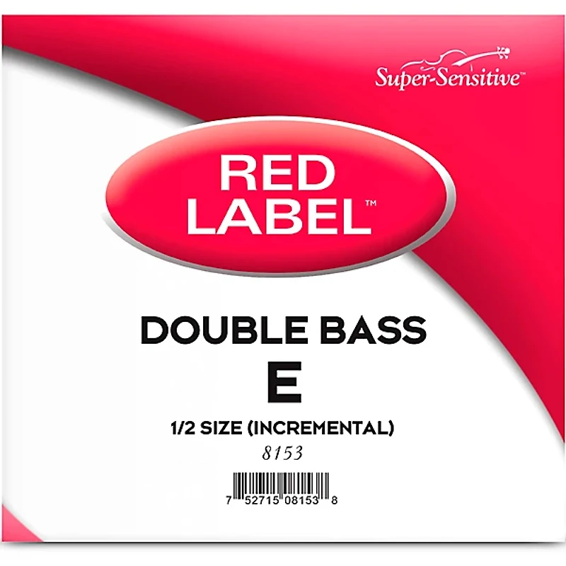 Super Sensitive Red Label Series Double Bass E String