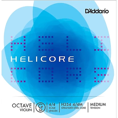 D'Addario Helicore Octave Series Violin G String 4/4 Size, Medium