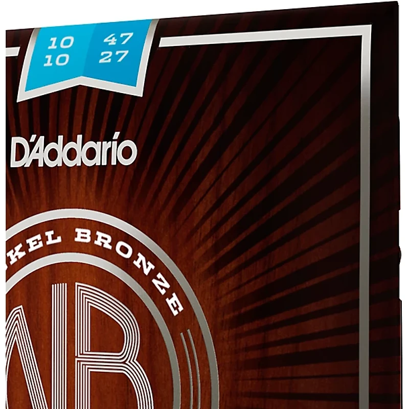 D'Addario Nickel Bronze 12-String Light Acoustic Guitar Strings .010 - .047