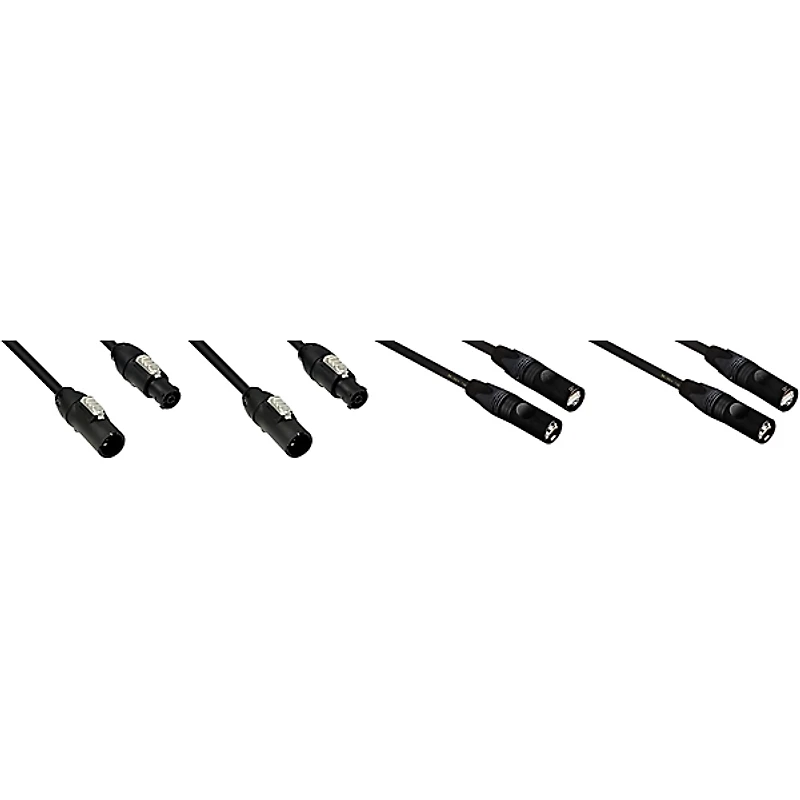QSC (3) LA108 Ground Stack Active Line Array Speaker Package With KS118 Subwoofer