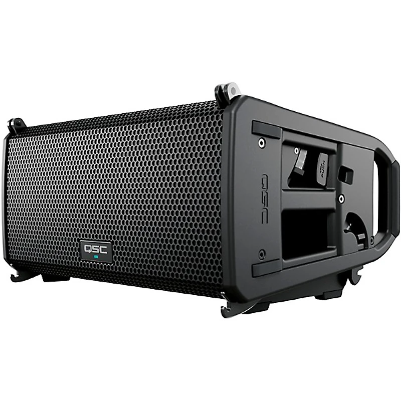 QSC (3) LA108 Pole Mounted Active Line Array Speaker Package With KS118 Subwoofer