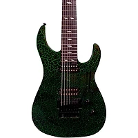 Legator Ninja 7-String Floyd Rose Pro Series Electric Guitar Green Crackle