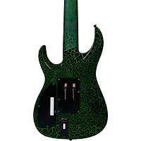 Legator Ninja 7-String Floyd Rose Pro Series Electric Guitar Green Crackle