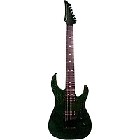 Legator Ninja 7-String Floyd Rose Pro Series Electric Guitar Green Crackle