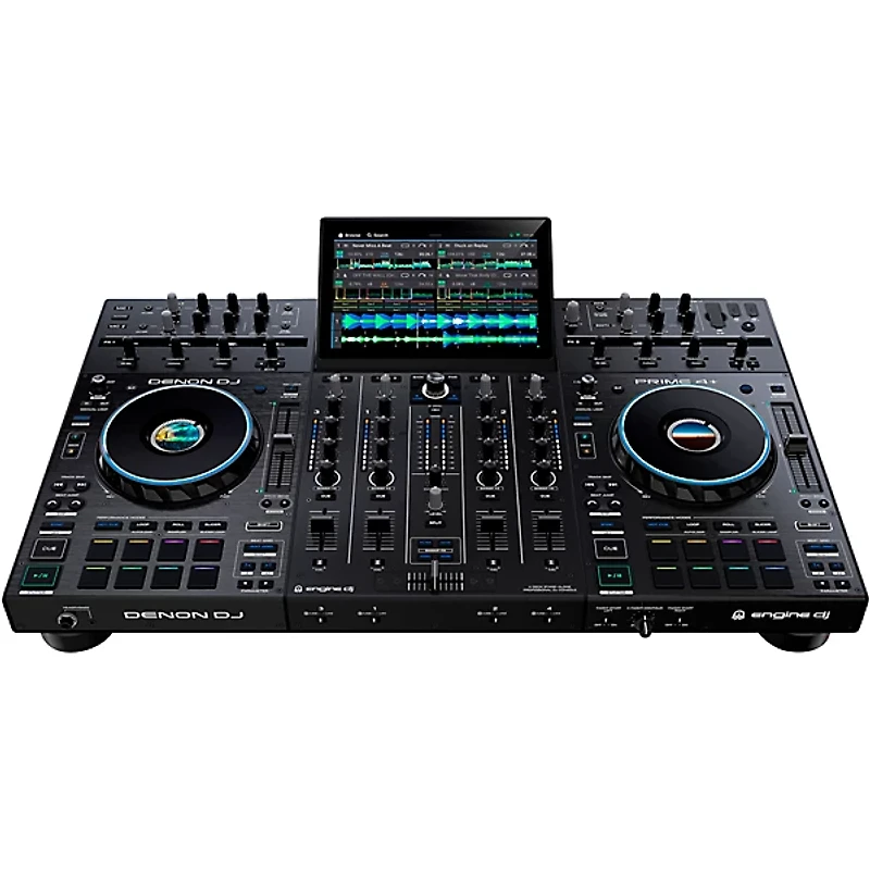 Denon DJ PRIME 4+ Standalone Streaming 4-Channel DJ Controller -