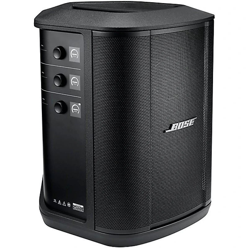 Bose S1 Pro+ Wireless PA Package With Sub2 Powered Bass Module, Adjustable Subwoofer Pole and XLR Cable