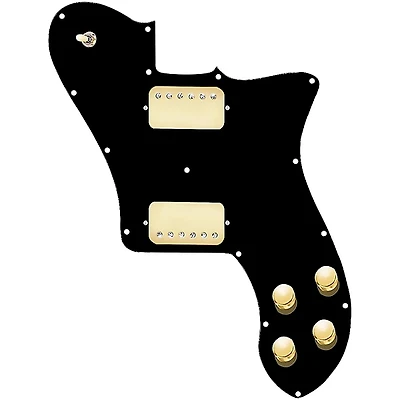 920D Custom Loaded Pickguard for '72 Deluxe Telecaster with Gold Cool Kids Humbuckers