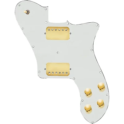 920D Custom Loaded Pickguard for '72 Deluxe Telecaster with Gold Cool Kids Humbuckers