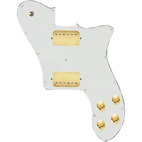 920D Custom Loaded Pickguard for '72 Deluxe Telecaster with Gold Cool Kids Humbuckers