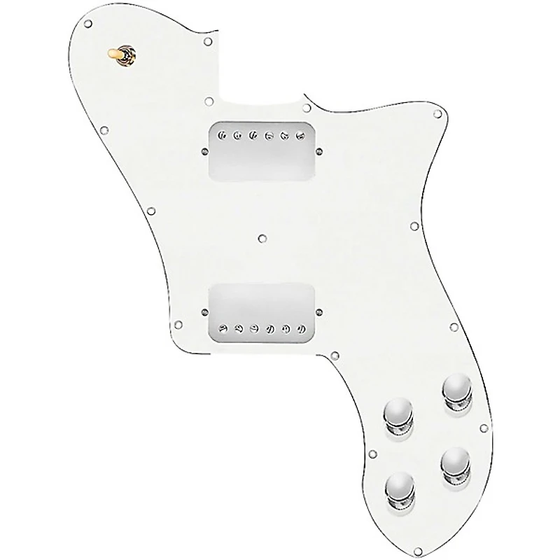 920D Custom Loaded Pickguard for '72 Deluxe Telecaster with Nickel Roughnecks Humbuckers