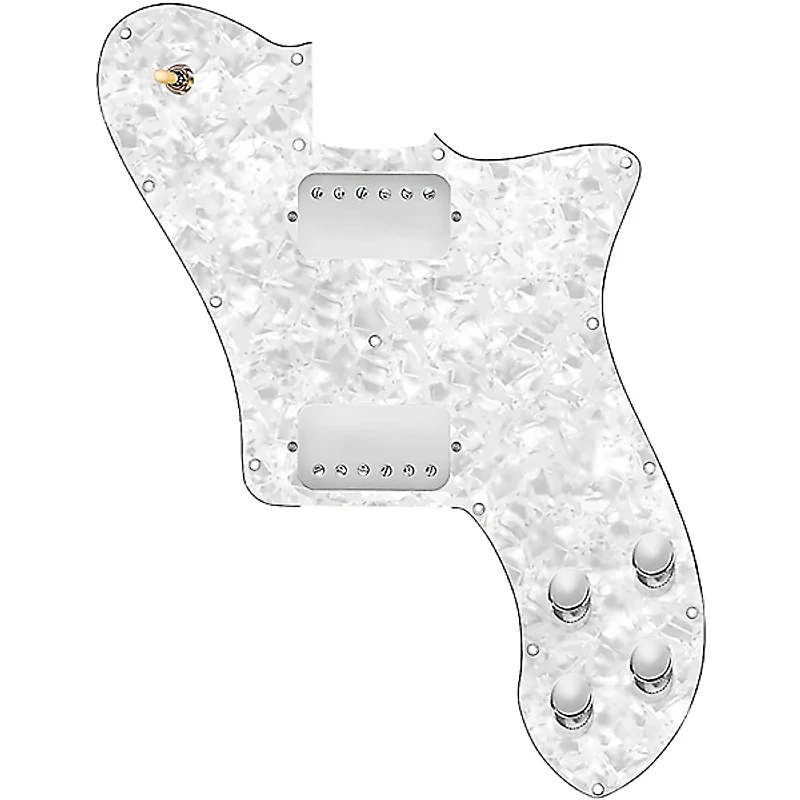 920D Custom Loaded Pickguard for '72 Deluxe Telecaster with Nickel Roughnecks Humbuckers