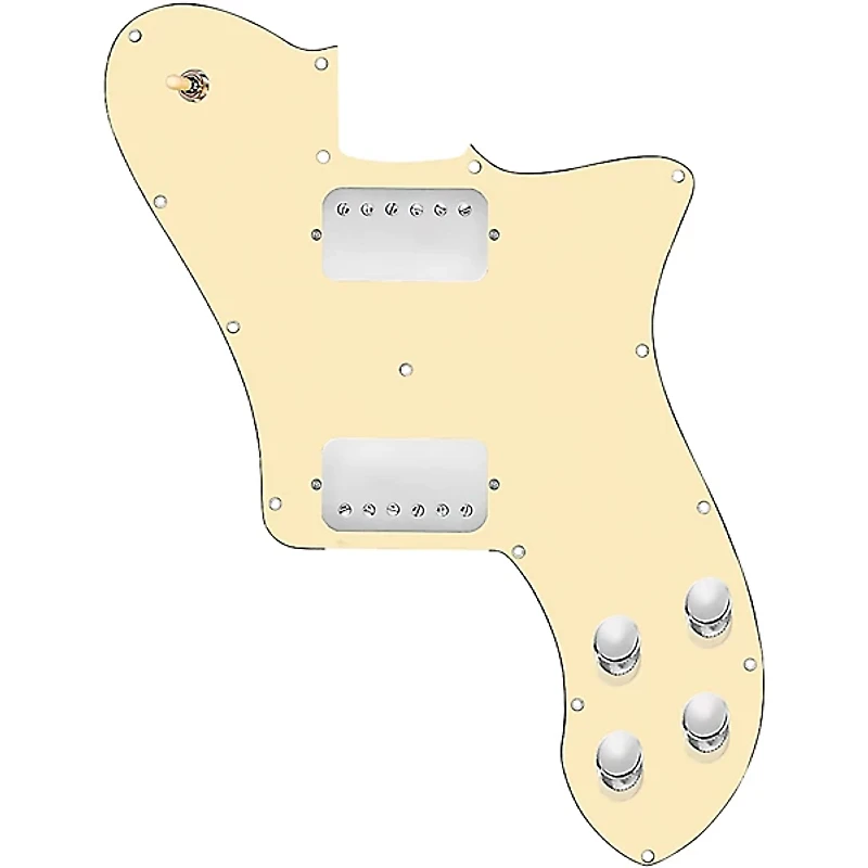 920D Custom Loaded Pickguard for '72 Deluxe Telecaster with Nickel Smoothies Humbuckers