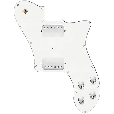 920D Custom Loaded Pickguard for '72 Deluxe Telecaster with Nickel Smoothies Humbuckers
