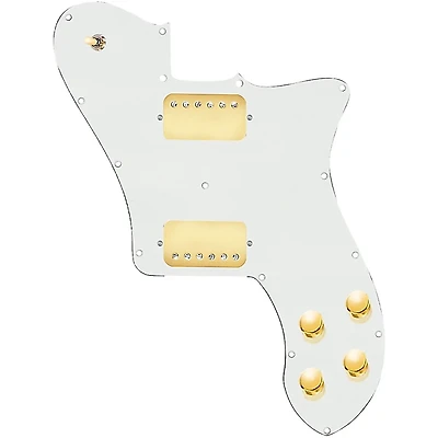 920D Custom Loaded Pickguard for '72 Deluxe Telecaster with Gold Roughnecks Humbuckers