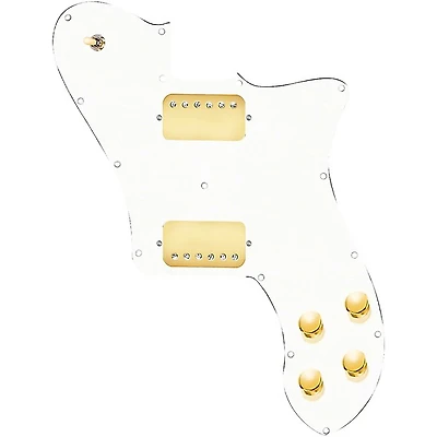 920D Custom Loaded Pickguard for '72 Deluxe Telecaster with Gold Roughnecks Humbuckers