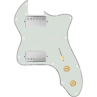 920D Custom 72 Thinline Tele Loaded Pickguard With Nickel Roughneck Humbuckers and Aged White Knobs