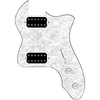 920D Custom 72 Thinline Tele Loaded Pickguard With Uncovered Cool Kids Humbuckers & White Knobs