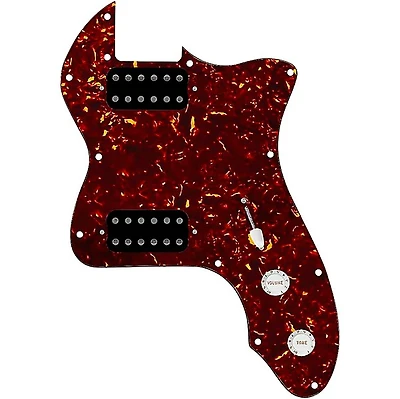 920D Custom 72 Thinline Tele Loaded Pickguard With Uncovered Cool Kids Humbuckers & White Knobs
