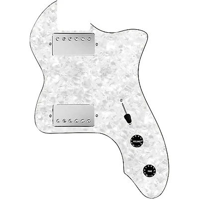 920D Custom 72 Thinline Tele Loaded Pickguard With Nickel Roughneck Humbuckers & Black Knobs