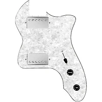 920D Custom 72 Thinline Tele Loaded Pickguard With Nickel Roughneck Humbuckers & Black Knobs