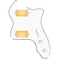 920D Custom 72 Thinline Tele Loaded Pickguard With Gold Cool Kids Humbuckers & White Knobs