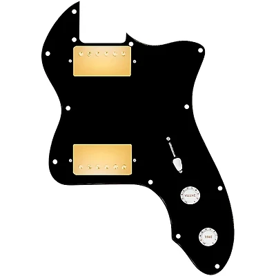 920D Custom 72 Thinline Tele Loaded Pickguard With Gold Cool Kids Humbuckers & White Knobs