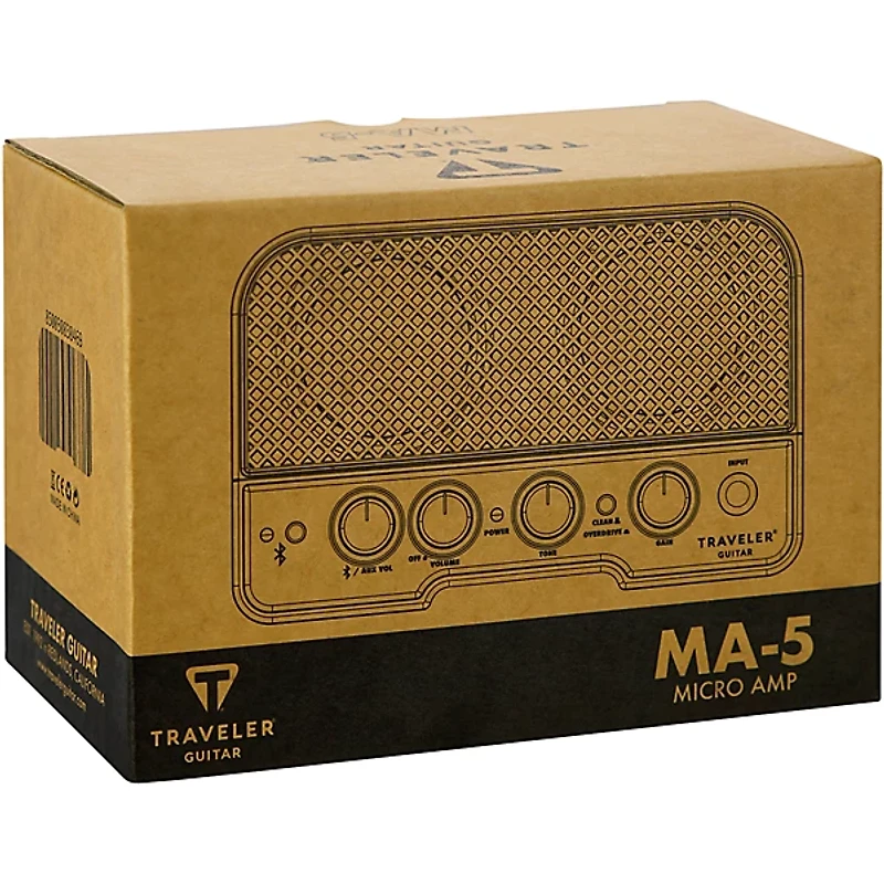 Traveler Guitar MA-5 Micro Battery-Powered Combo Amp With Bluetooth Black