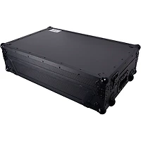 ProX ATA Flight Style Wheel Road Case For RANE Four DJ Controller with 1U Rack Space - All Black Black