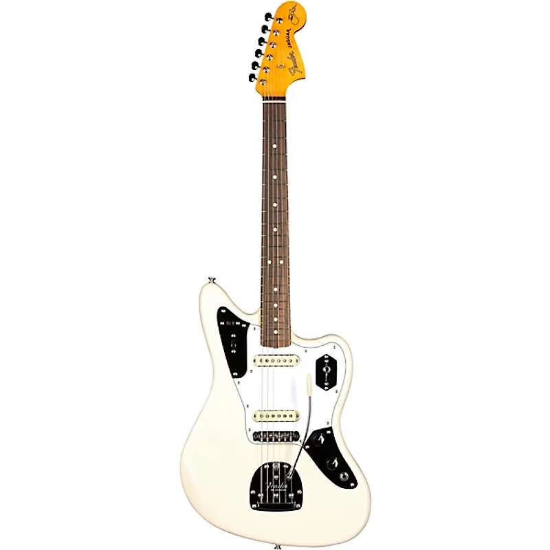 Fender Johnny Marr Jaguar Rosewood Fingerboard Electric Guitar Olympic White
