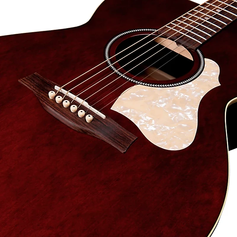 Seagull M6 Limited Edition Acoustic-Electric Guitar Ruby Red