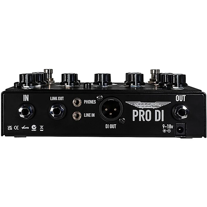 Ashdown PRO DI Preamp With 5-Band EQ Effects Pedal Black