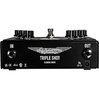 Ashdown Triple Shot Blended Drive Effects Pedal Black