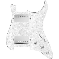 920D Custom HH Loaded Pickguard for Strat With Nickel Smoothie Humbuckers and S5W-HH Wiring Harness
