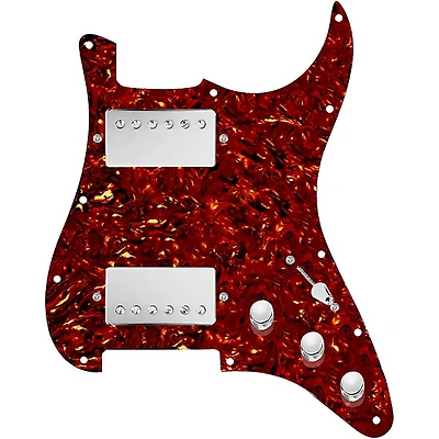 920D Custom HH Loaded Pickguard for Strat With Nickel Smoothie Humbuckers and S5W-HH Wiring Harness
