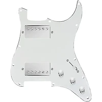 920D Custom HH Loaded Pickguard for Strat With Nickel Smoothie Humbuckers and S5W-HH Wiring Harness
