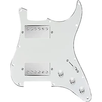 920D Custom Hushed and Humble HH Loaded Pickguard for Strat With Nickel Smoothie Humbuckers and S3W-HH Wiring Harness