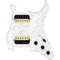 920D Custom HH Loaded Pickguard for Strat With Uncovered Roughneck Humbuckers and S5W-HH Wiring Harness