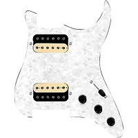 920D Custom HH Loaded Pickguard for Strat With Uncovered Roughneck Humbuckers and S3W-HH Wiring Harness