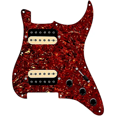 920D Custom HH Loaded Pickguard for Strat With Uncovered Roughneck Humbuckers and S3W-HH Wiring Harness