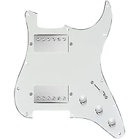 920D Custom HH Loaded Pickguard for Strat With Nickel Roughneck Humbuckers and S3W-HH Wiring Harness