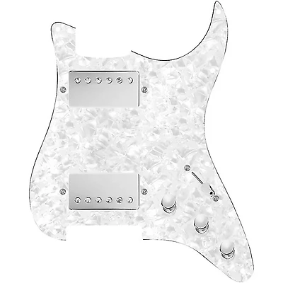 920D Custom HH Loaded Pickguard for Strat With Nickel Roughneck Humbuckers and S5W-HH Wiring Harness
