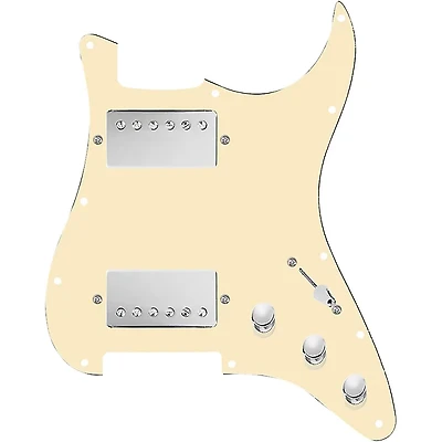 920D Custom HH Loaded Pickguard for Strat With Nickel Cool Kids Humbuckers and S3W-HH Wiring Harness