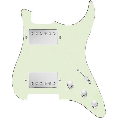 920D Custom HH Loaded Pickguard for Strat With Nickel Cool Kids Humbuckers and S3W-HH Wiring Harness