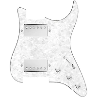 920D Custom HH Loaded Pickguard for Strat With Nickel Cool Kids Humbuckers and S3W-HH Wiring Harness