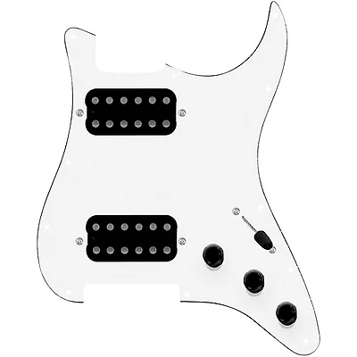 920D Custom HH Loaded Pickguard for Strat With Uncovered Cool Kids Humbuckers and S5W-HH Wiring Harness