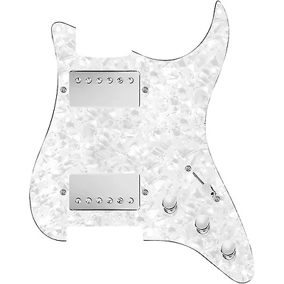 920D Custom HH Loaded Pickguard for Strat With Nickel Cool Kids Humbuckers and S5W-HH Wiring Harness