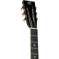 Ortega RRG40CE-DBK Concert Cutaway Acoustic-Electric Resonator Guitar Black